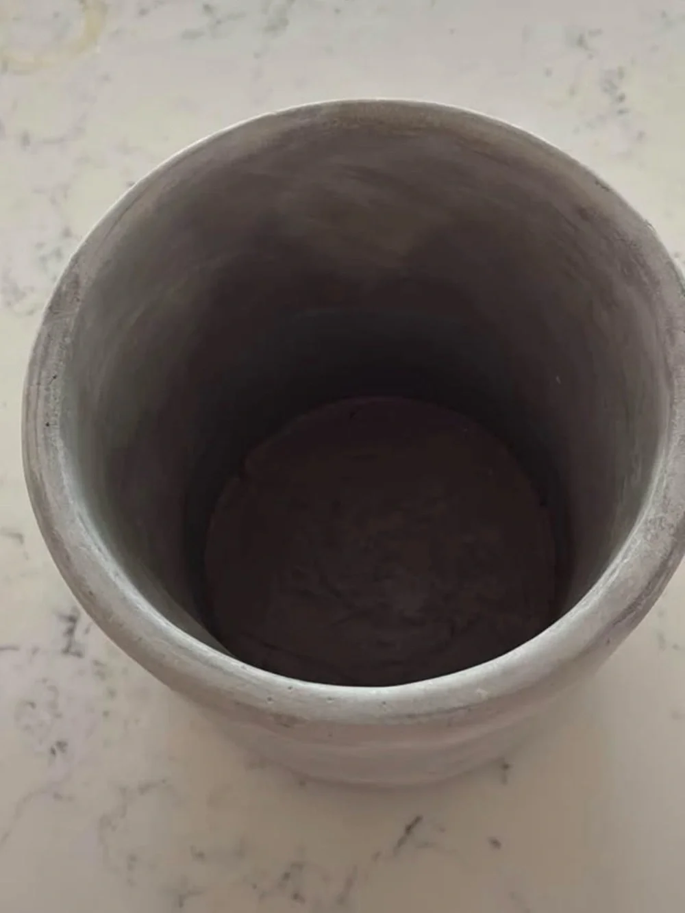 clay whimsical gray kitchen utensil holder